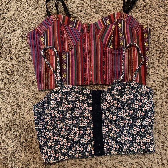 5/$20 Two corset crop tops - Picture 2 of 2